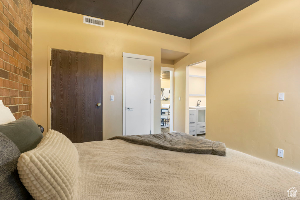 Bedroom with sink