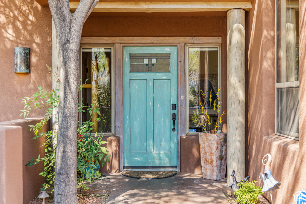 View of entrance to property