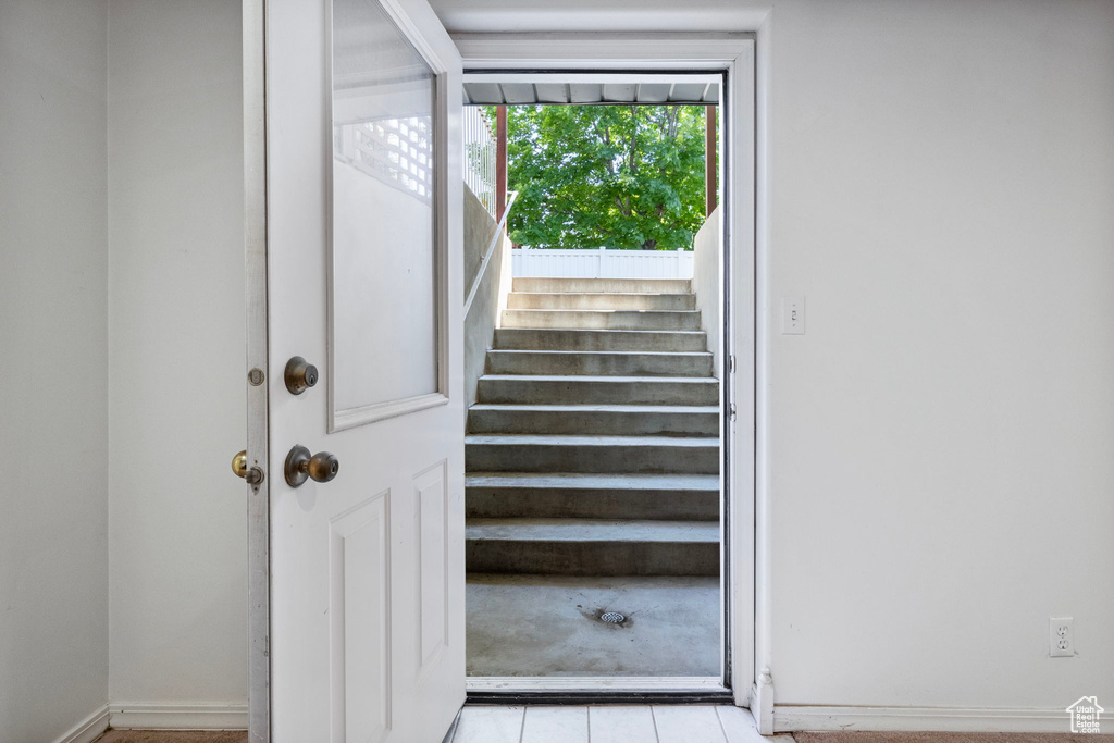 View of staircase