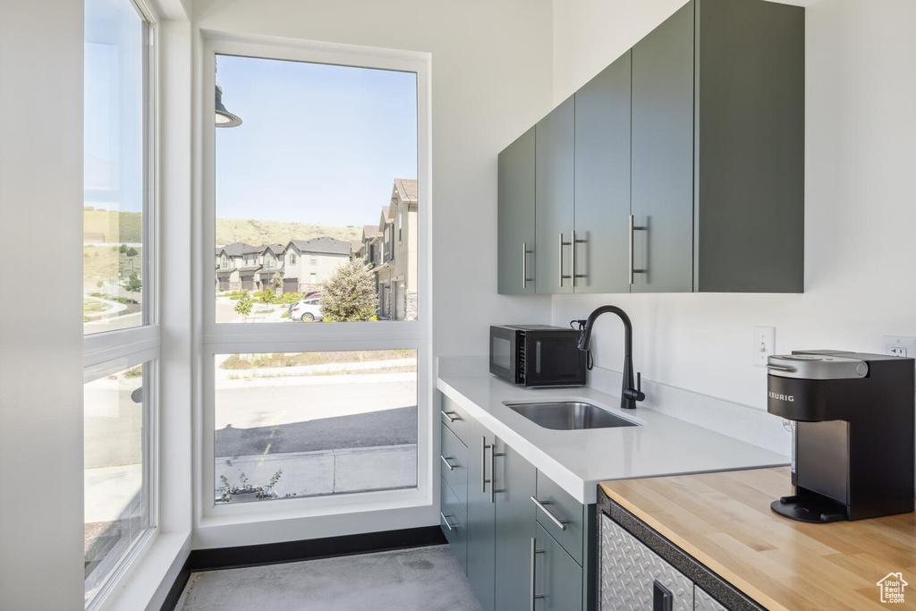 Kitchen featuring sink