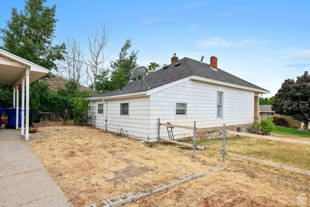 View of side of property