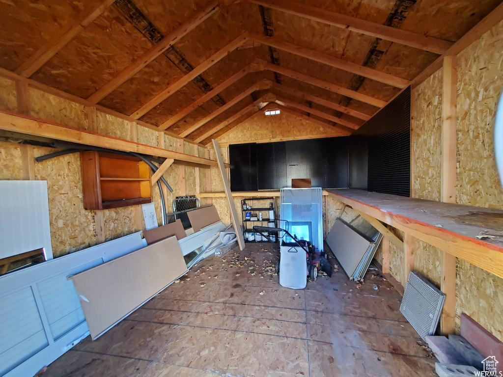 View of storage room