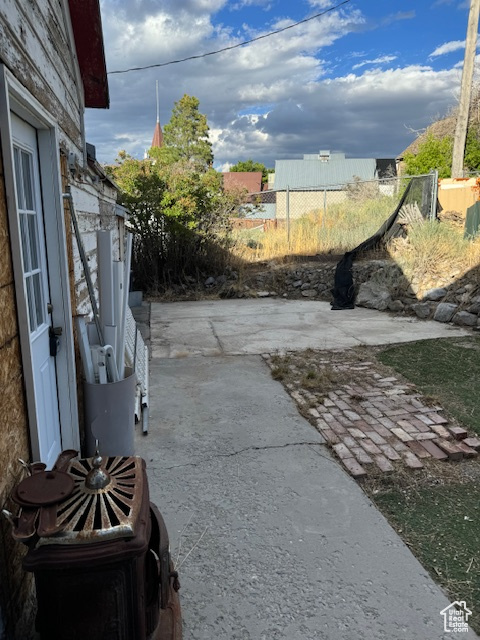 View of yard featuring a patio