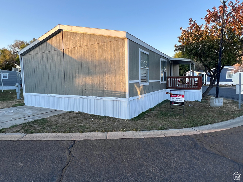 View of front of home