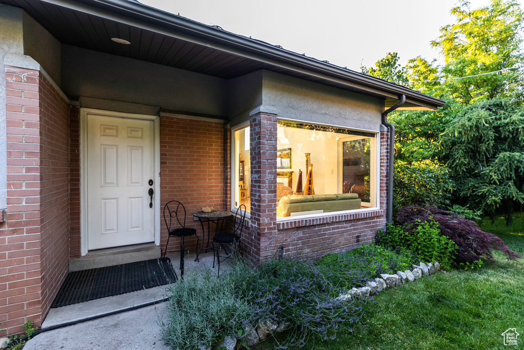 View of entrance to property