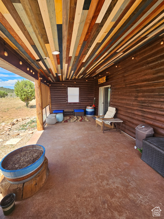 View of patio