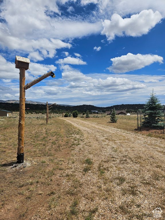 View of yard featuring a rural view