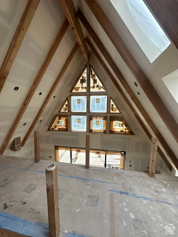 View of attic