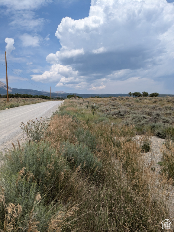 View of street with a rural view