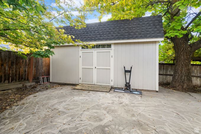 View of outbuilding