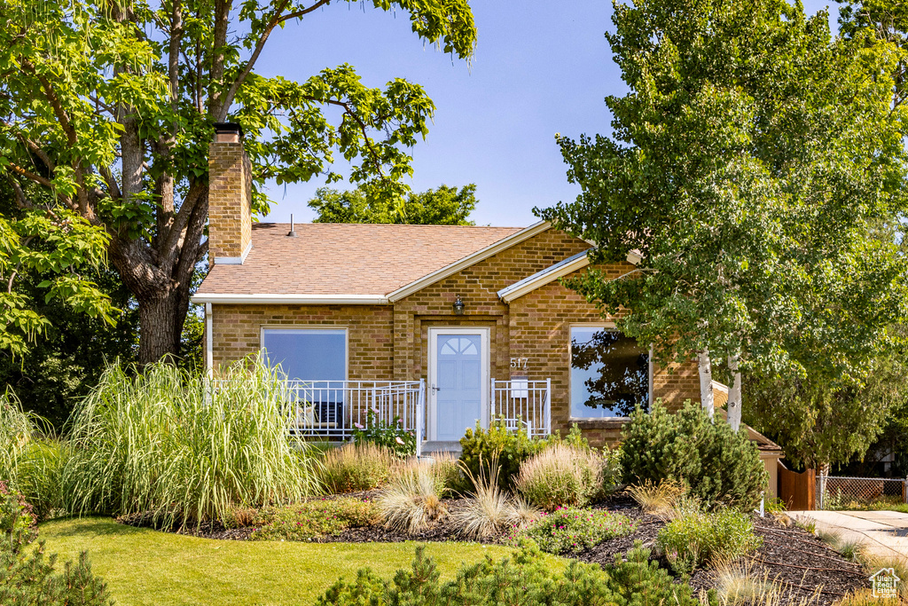 View of front of home