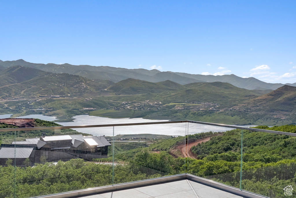 View of mountain background