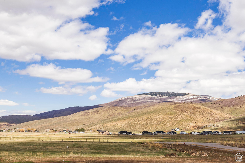 View of mountain feature featuring a rural view