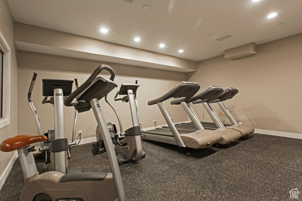 View of exercise room