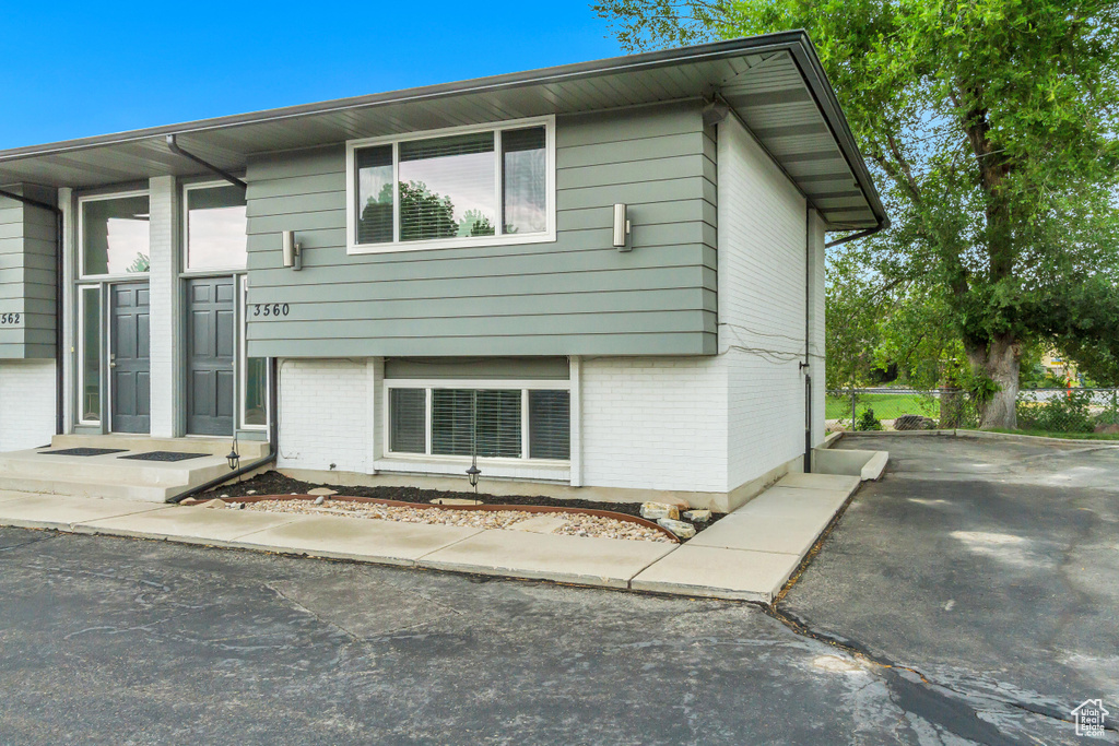 View of rear view of house