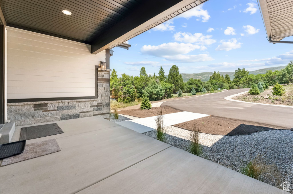 View of patio