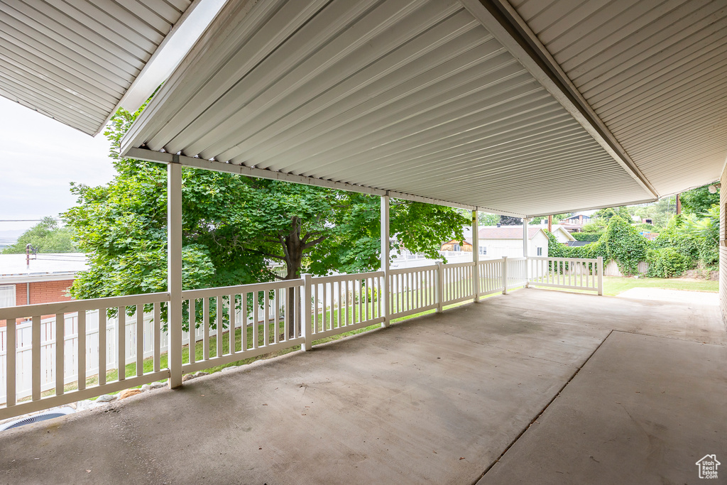 View of patio