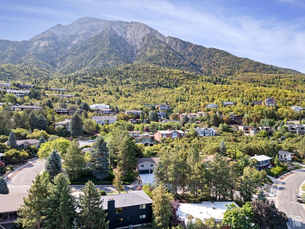 Bird\\\\\\\\\\\\\\\'s eye view with a mountain view