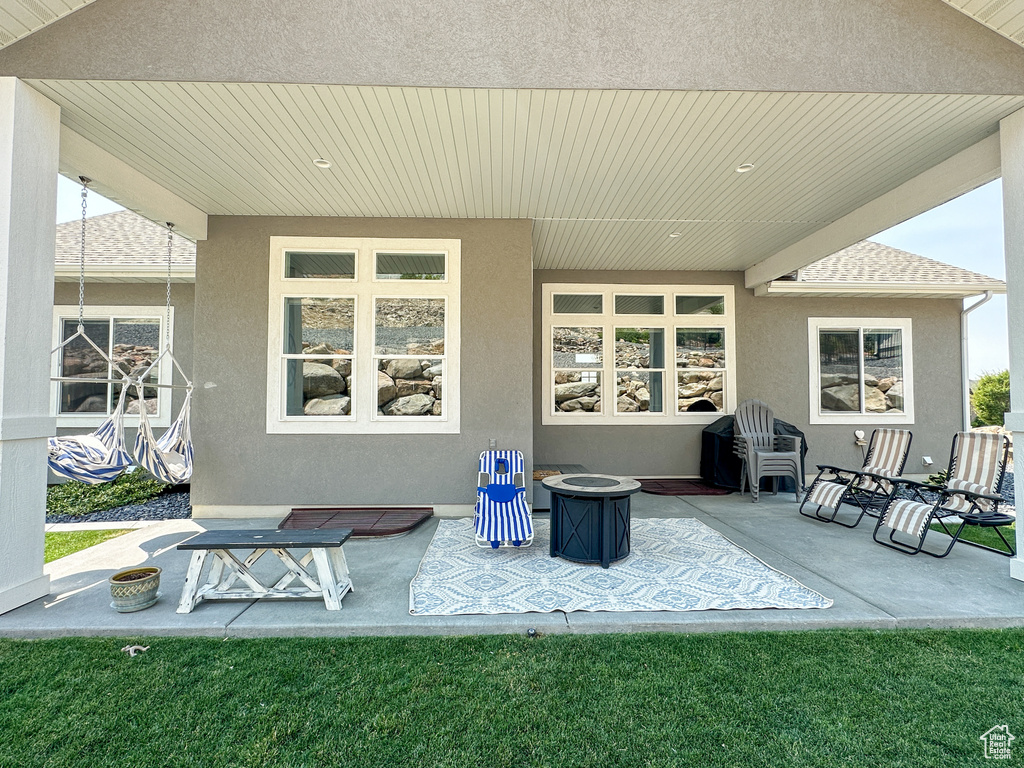 View of patio