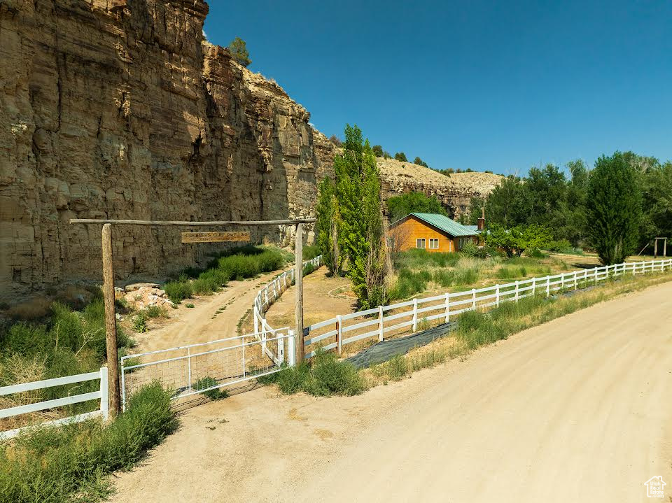 Exterior space featuring a rural view