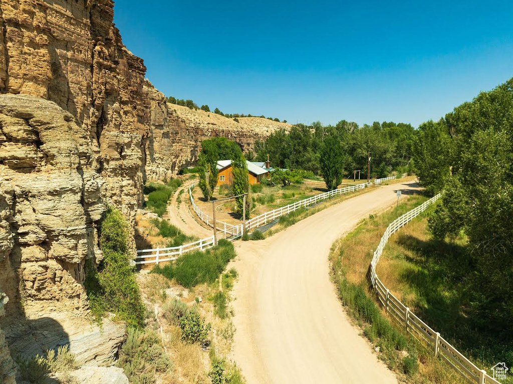 View of home\\\'s community featuring a rural view