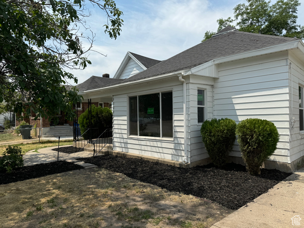 View of side of property