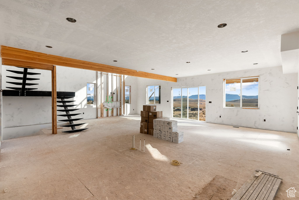 View of unfurnished living room