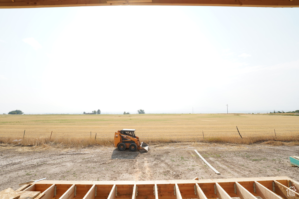 View of yard featuring a rural view