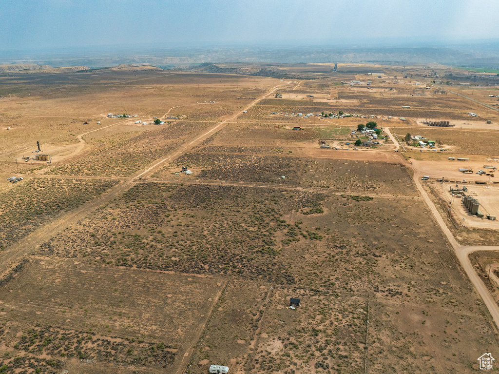 Bird\'s eye view featuring a rural view