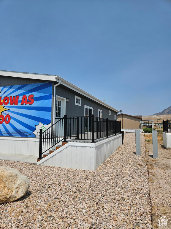 View of manufactured / mobile home