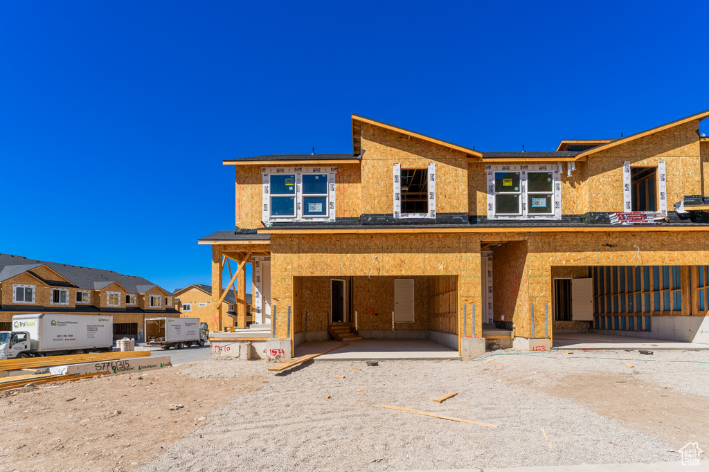 View of property in mid-construction