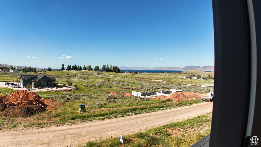 Property view of mountains featuring a rural view