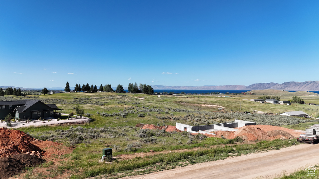 Property view of mountains featuring a rural view