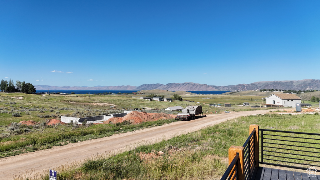 View of mountain feature featuring a rural view