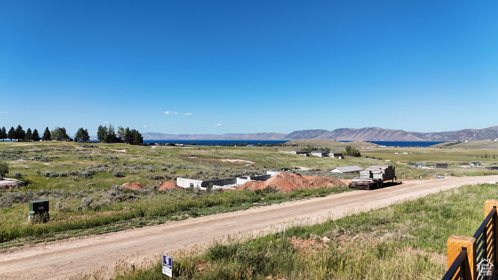 View of mountain feature featuring a rural view