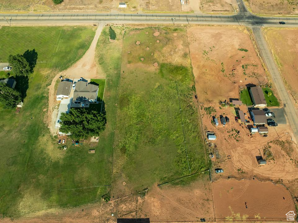 Bird's eye view featuring a rural view