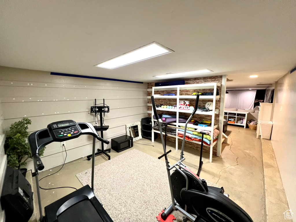 View of exercise room