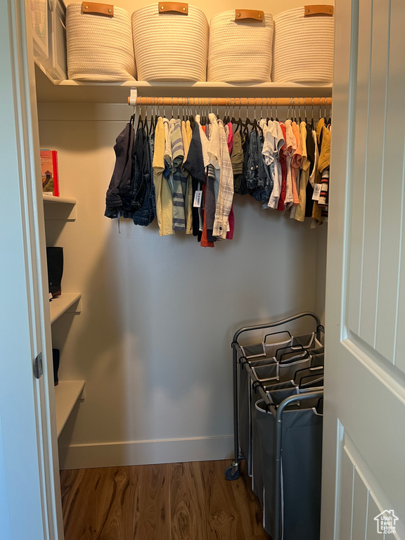 View of closet