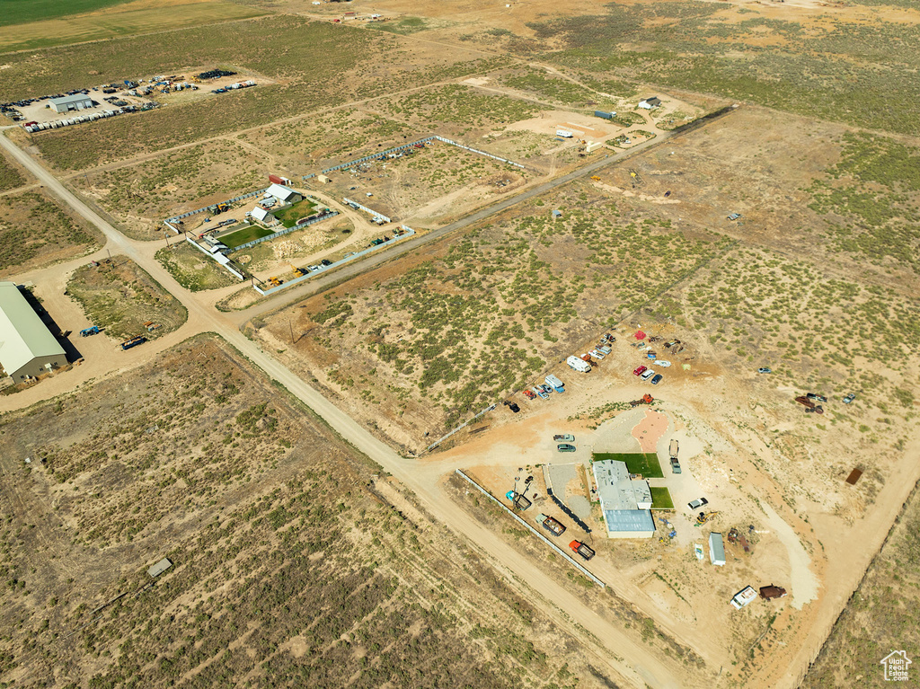 Drone / aerial view featuring a rural view