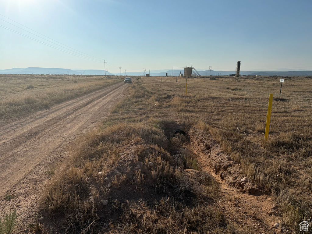 Exterior space featuring a rural view