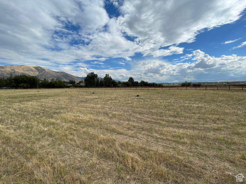 View of local wilderness featuring a mountain view and a rural view