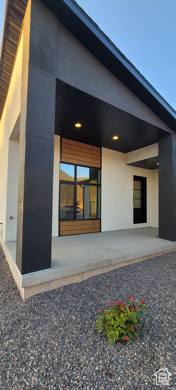 Back of house featuring a patio area