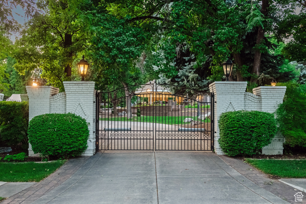 View of gate