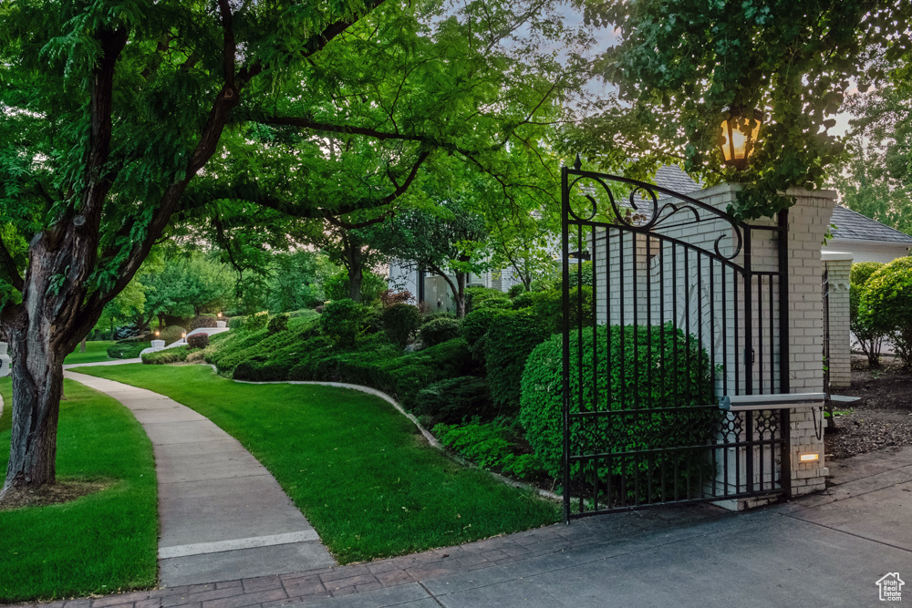 View of gate