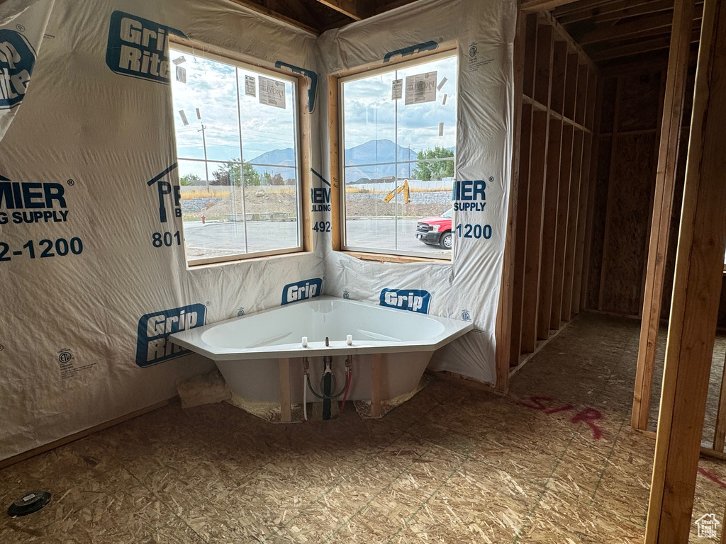 Bathroom with a tub