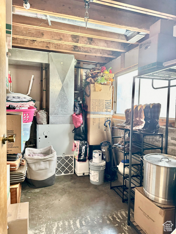 View of storage room