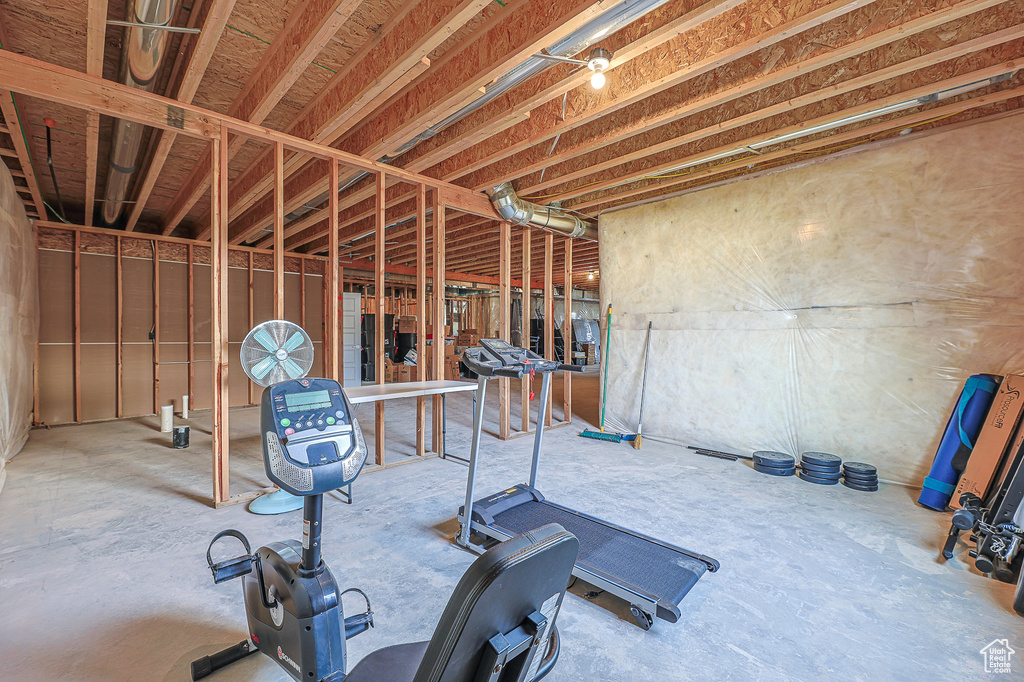 View of workout room