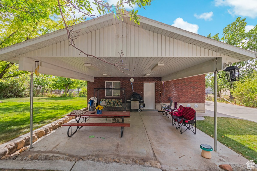 View of patio