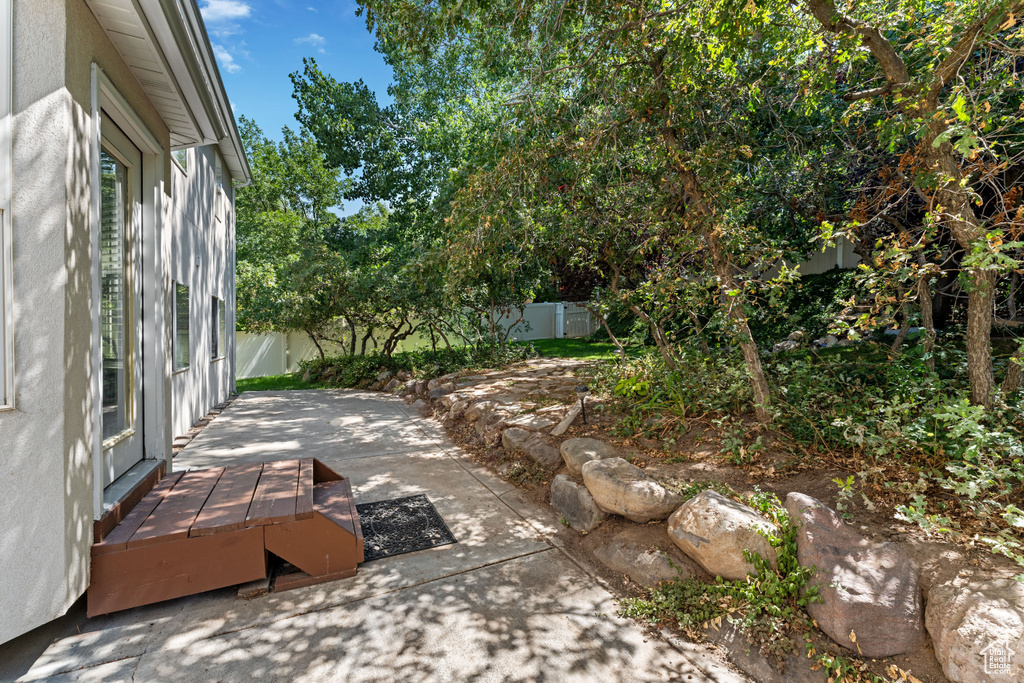 View of patio