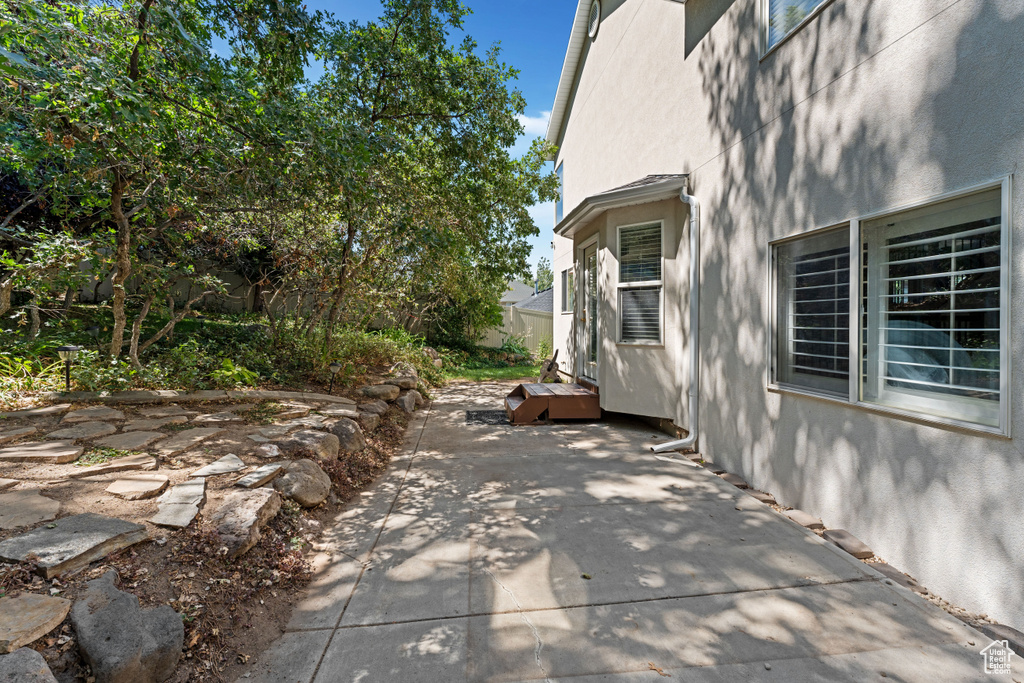 View of patio